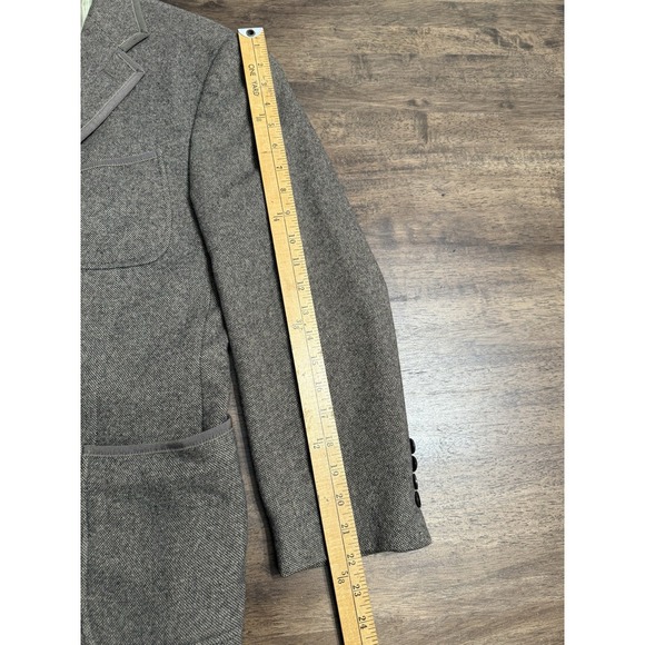 Etro Milano Men’s Briseide Blazer Jacket Brown Angora Cashmere Lana Sz 50 - Picture 11 of 14